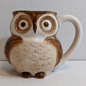 World Market Owl Coffee Mug Owl Inside